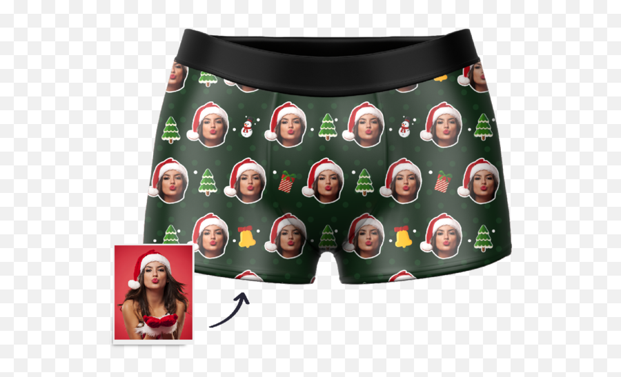 Black Friday Sale 2020 Face Boxer Shorts Myfaceunderwear - Custom Christmas Boxers Emoji,Custom Emoji Socks