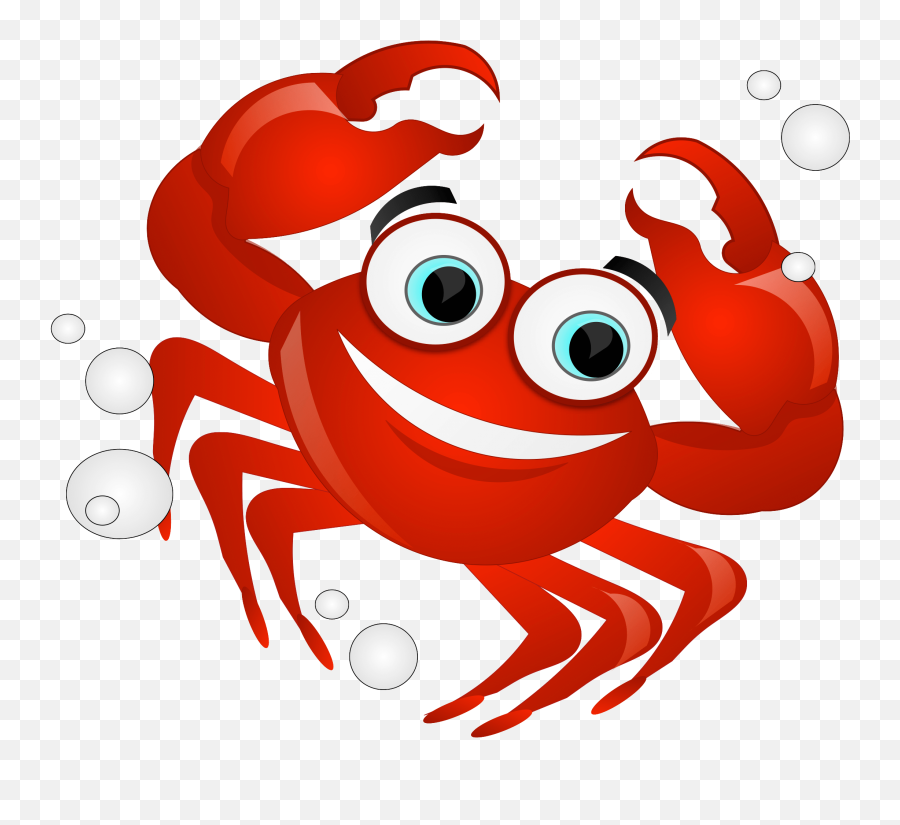 Hermit Crab Clipart Red Crab Free On - Transparent Transparent Background Crab Clipart Emoji,Hermit Crab Emoji