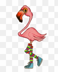 Clipart Socks Mitch Clipart Socks Mitch Transparent Free - Flamingo Wearing Socks Logo Emoji,Emoji Soccer Socks