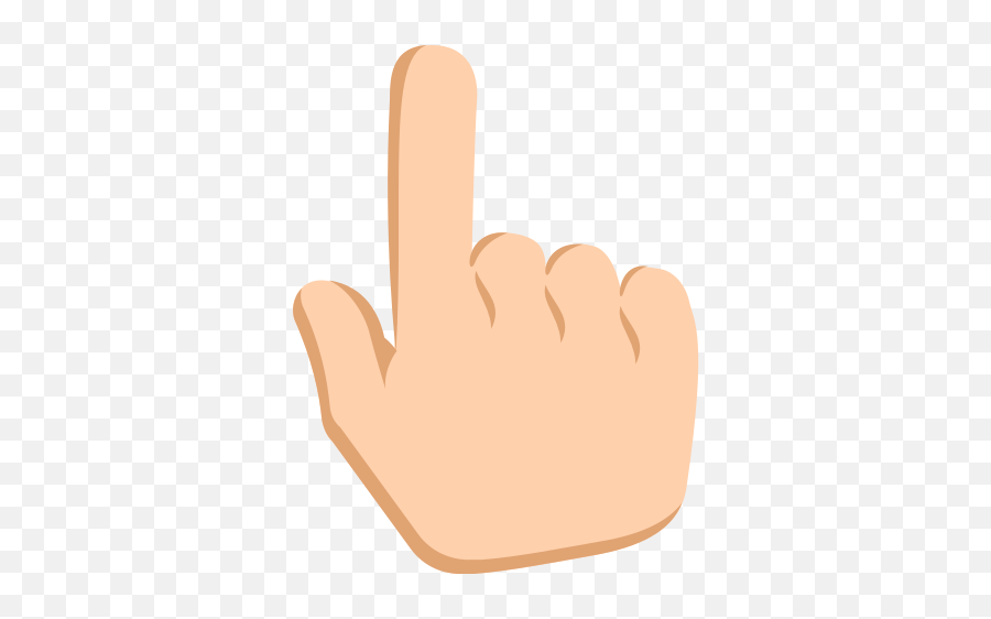 Backhand Index Pointing Up Medium - Light Skin Tone Index Finger Emoji,Peace Finger Emoji