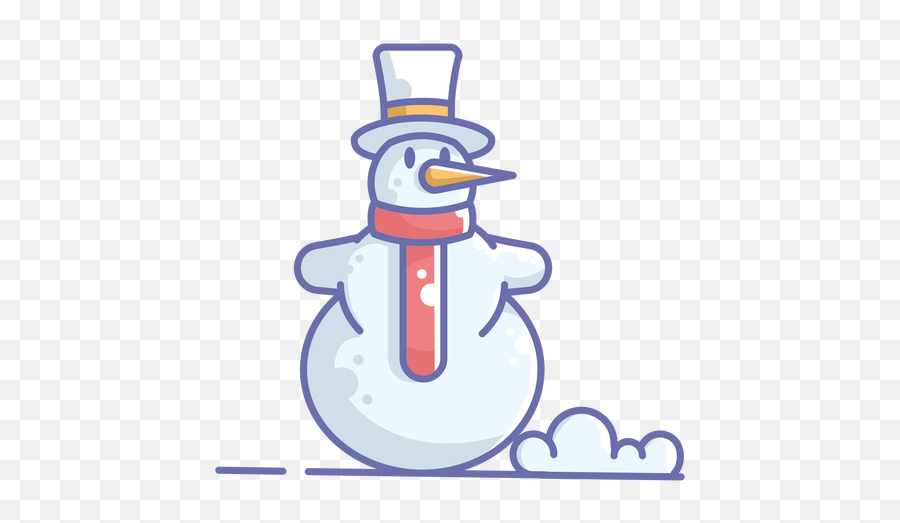 Cute Snowman White Hat Red Scarf - Transparent Png U0026 Svg Boneco De Neve Contorno Emoji,Snowman Emoji