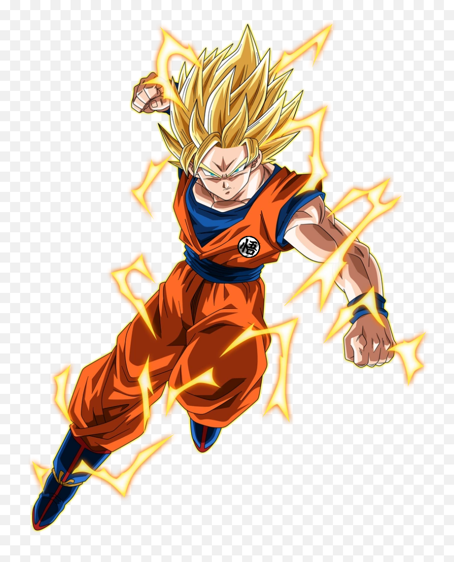 Son Goku Composite - Dragon Ball Super Gokú Ssj2 Emoji,Jiren Half Emotion