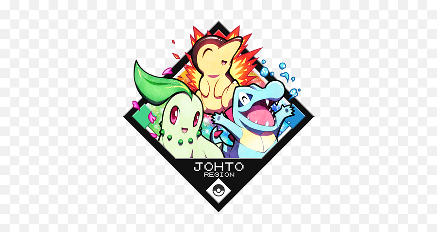 My Top Starter Pokemon - Pokemon Johto Starters Art Emoji,Totodile Emotions