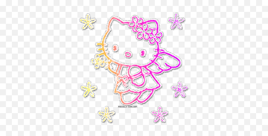 Happy Birthday Hello Kitty Glitter Lekton Info Hello Kitty - Girly Emoji,Hello Kitty Happy Birthday Emoticon