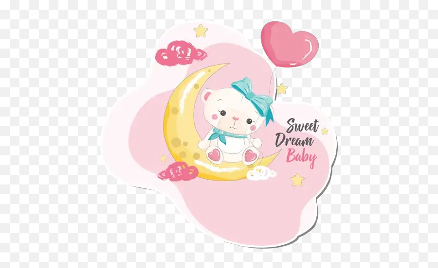 Cute Good Night Stickers For Whatsapp And Signal Emoji,Good Night Sweet Dreams Emoticons