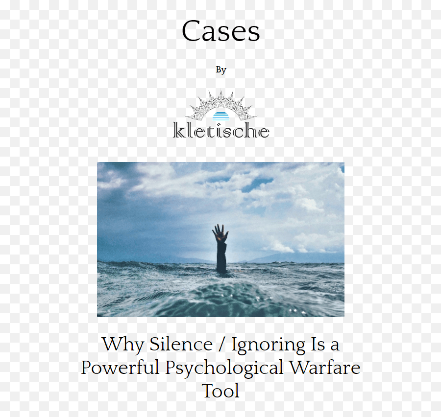 Why Silence Ignoring Is A Powerful Psychological Warfare Tool - Kletische Ruku Mi Daj Izreke Citati Emoji,When People Can T Control Their Own Emotions They Have To Control Someone Else's Behavior