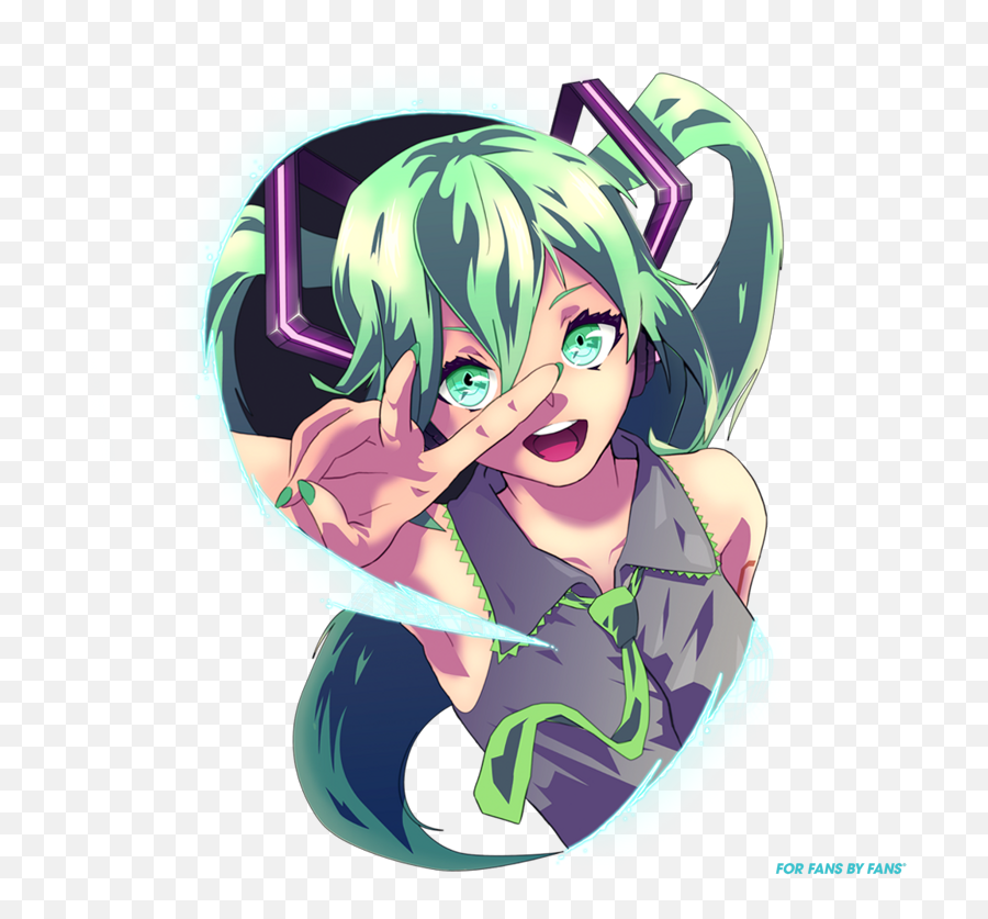 Hatsune Miku Fan Forge - Fictional Character Emoji,Hatsune Miku Emotion