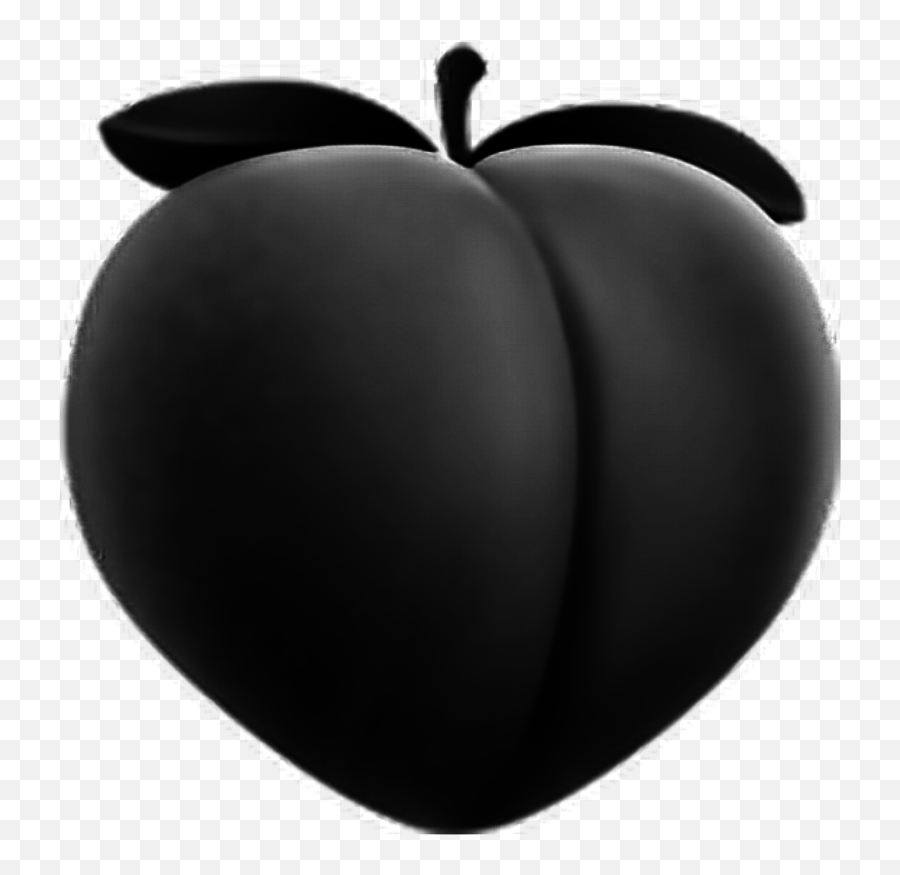 Sticker - Black Peach Emoji Png,Peach Emoji Png