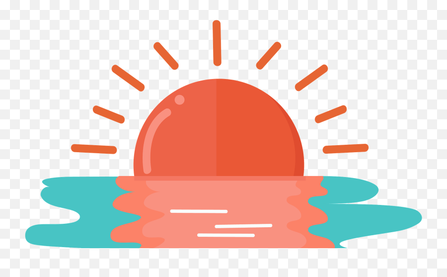 Sunset Clipart - Art Emoji,Sunset Emoji