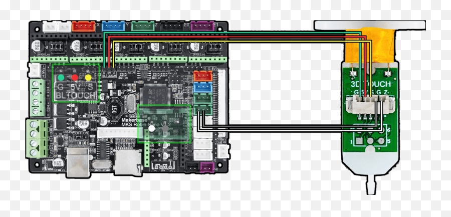 Sapphire Plus - Upgrade Installing A Bltouch Sensor Mks Robin Nano V1 2 Bltouch Emoji,Emotion Theory Exampes