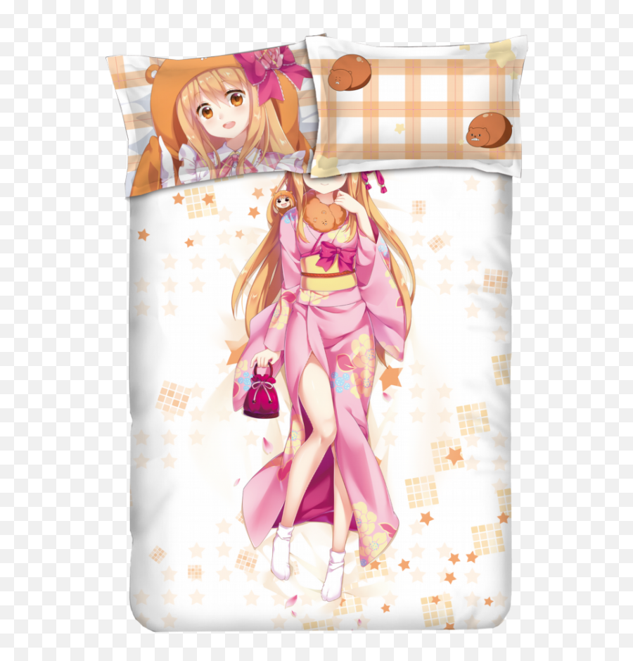 Cheap Bedding Sets Outlet - Umaru Chan Body Pillow Emoji,Cozy Night 4 Pc Flannel Sheet Set Queen Emojis