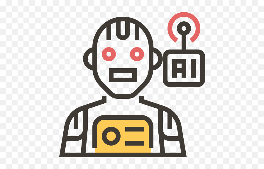Artificial Intelligence Robot Free Icon Of Artificial - Artificial Intelligence Ai Png Emoji,Emoticon Robot Movie
