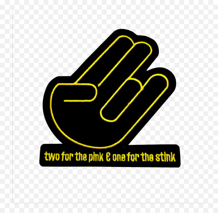 Patch Shocker Two For The Pink - Two In The Pink One In The Stink Emoji,Two In The Pinky One In The Stinky Emoticon