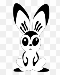 Free Easter Bunny Graphics Download Free Easter Bunny - Rabit Clip Art Black And White Emoji,Sexy Rabbit Emoticon