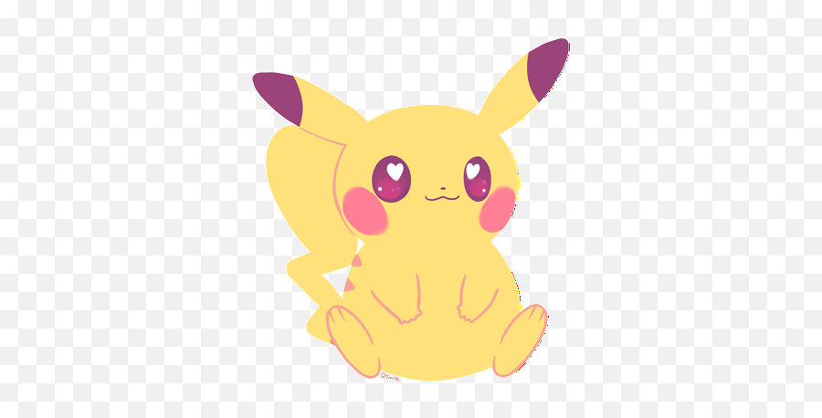 Top Pink Pikachu Stickers For Android - Cute Animated Cartoons Gif Emoji,Pikachu Emoji
