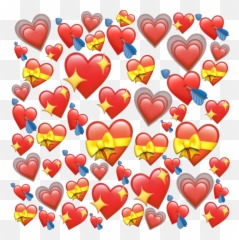 The Most Edited Sv Picsart - Hearts Emoji Background,Starry Bridge Emoji