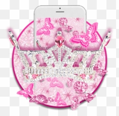 Download Pink Glitter Crown Live 3d Wallpaper U0026 Background - Miss America Crown Emoji,3d Emoji Wallpaper