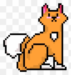 Cute Orange Cat Pixel Art Maker Emoji,Cuteorange Kitty Emoticons
