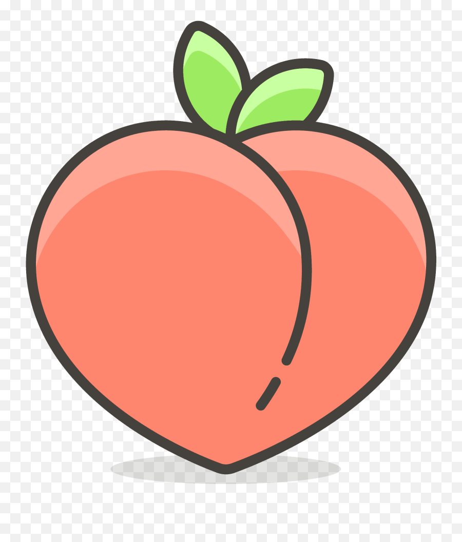 Peach Emoji Clipart - Transparent Peach Emoji Png,Emoji Clipart