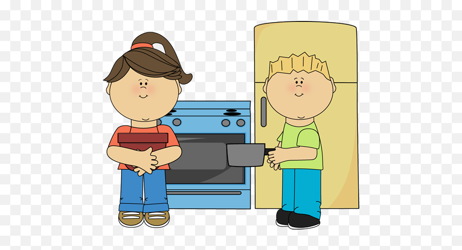 Kitchen Center Clip Art - Kitchen Center Vector Image Emoji,Art Centered On Emotions Preschool