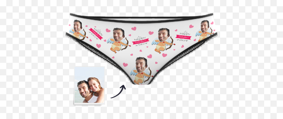 Create Unique Custom Face Womenu0027s Underwear Personalized Emoji,Kawaii Emoticon Panties