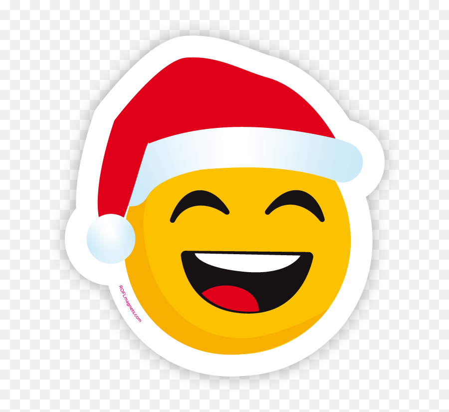 Santa Emoji - Happy,Rofl Emoji