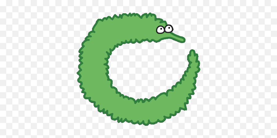 Myspace Emoji,Green Worm Emoji