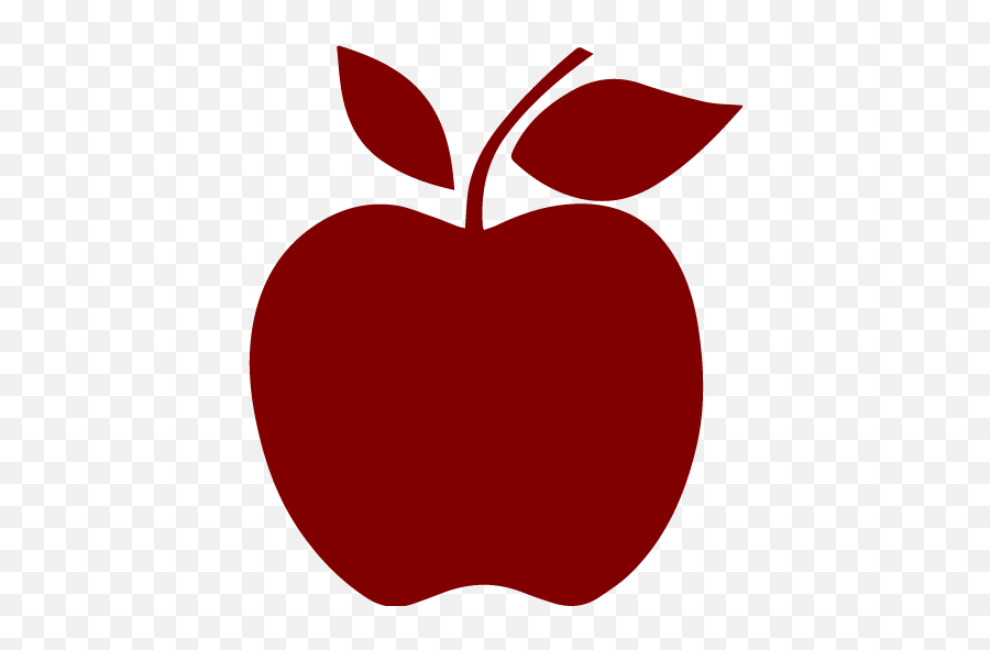 Maroon Apple 2 Icon - Free Maroon Fruit Icons Emoji,Apple Gun Emoticon