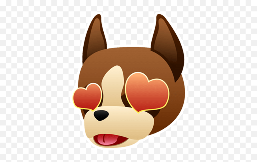 Dog Pack 1 By Marcossoft - Sticker Maker For Whatsapp Emoji,Puppy Dog Eyes Emoji