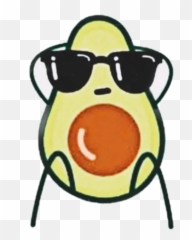 Avocado By Avocado - Sticker Maker For Whatsapp Emoji,Sunbathe Emoji