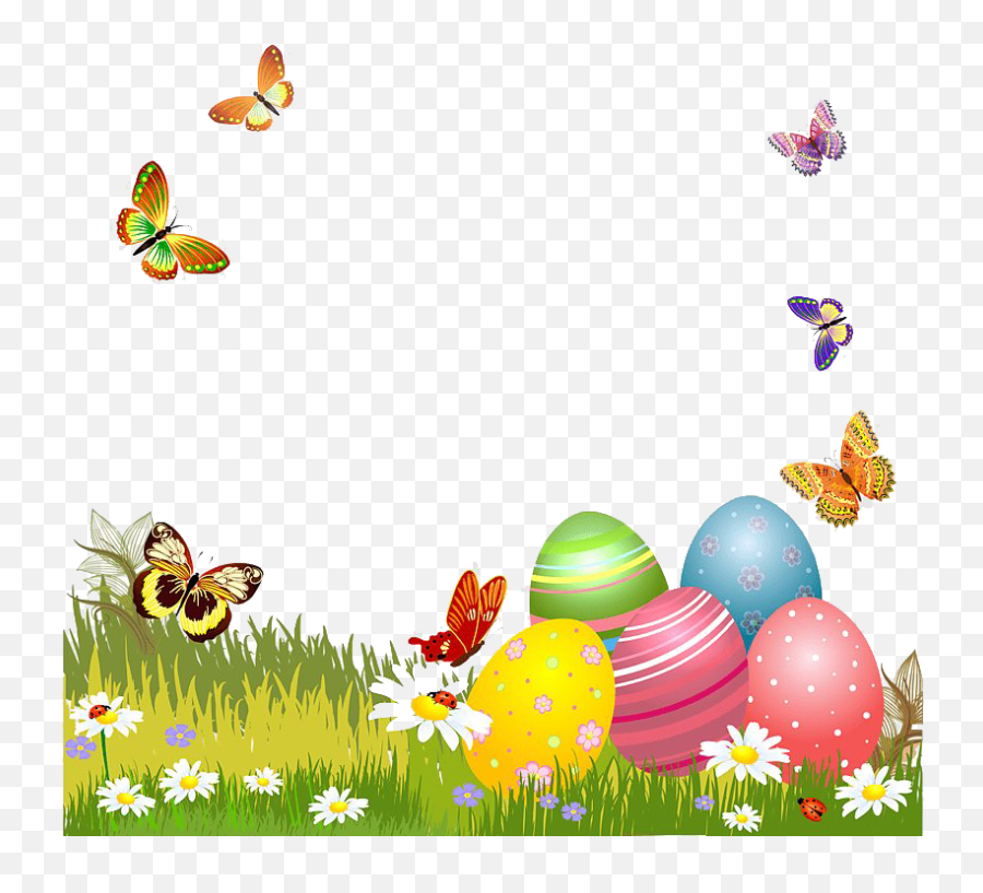 Easter Frame Png Transparent Picture Png Mart Emoji,Art Frame Emoji