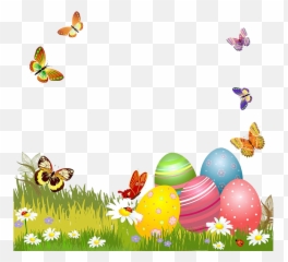 Easter Frame Png Transparent Picture Png Mart Emoji,Art Frame Emoji