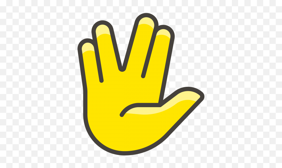 Vulcan Salute Hand Emoji Png Transparent Emoji,Hand Emoji]