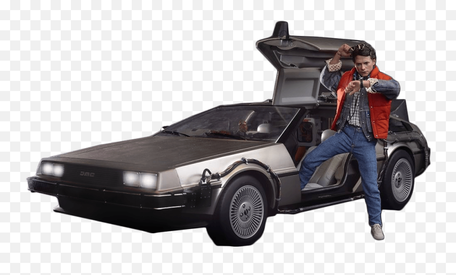 Delorean Png Hd Free Delorean Hd - Delorean Marty Mcfly Back To The Future Emoji,Delorean Emoji