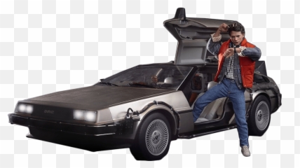 Delorean Png Hd Free Delorean Hd - Delorean Marty Mcfly Back To The Future Emoji,Delorean Emoji