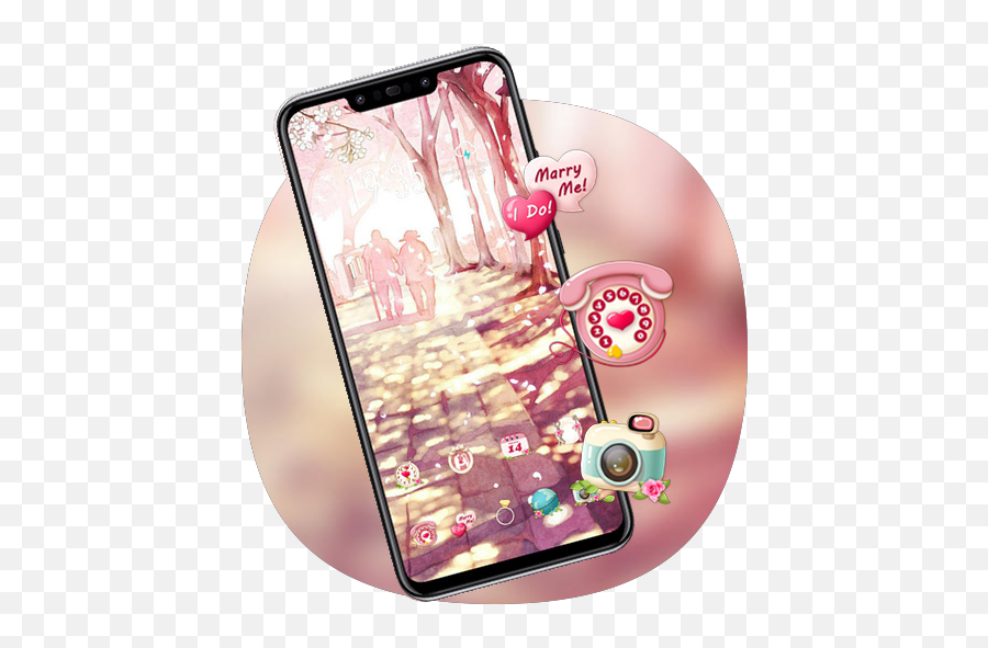 Romance Love Couple Theme For Note 3 U2013 Aplicaii Pe Google Play - Mobile Phone Case Emoji,Marry Me Emoji