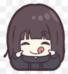 Emoji Menhera - Chan Hime Cut,Emoji Chan