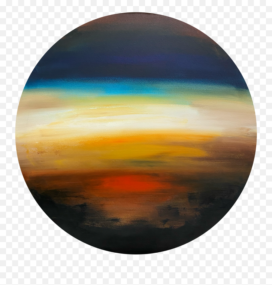 Sky Abstract 1 - Color Gradient Emoji,Paintings That Evoke Emotion