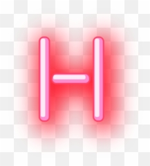 H Neon Letter Sticker - Vertical Emoji,Letter H Emoji