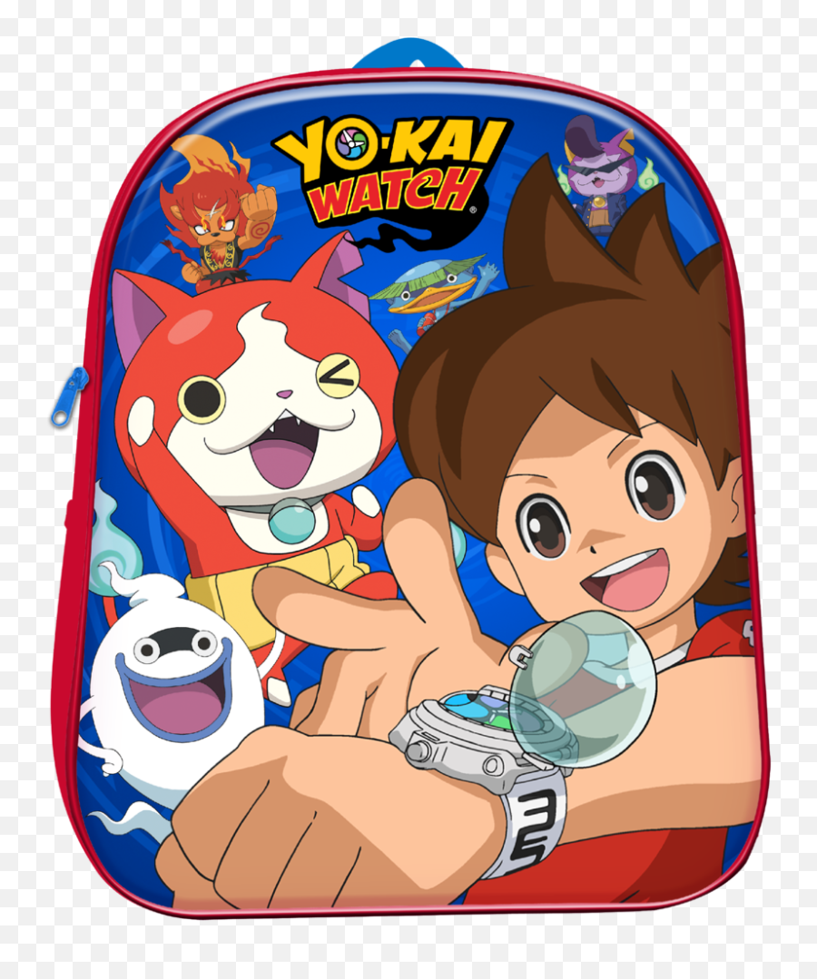 Backpack 3d Yo - Kai 31cm Kids License Yo Kai Watch Emoji,Lol Emoji Backpack