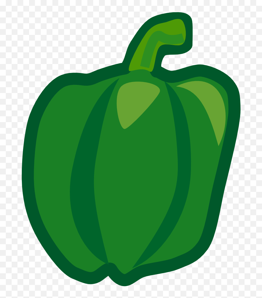 Peppers Clipart 3 Orange Peppers 3 - Clipart Green Vegetable Emoji,Bell Pepper Emoji