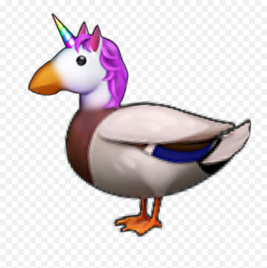 Emoji Mezcla Unicorn Duck Chiken - Fictional Character,Duck Emoji