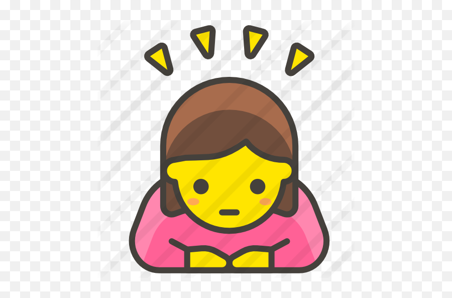 Surprised - Free Smileys Icons Apple Emoji Girl Bowing,Emoticons Surprised Face