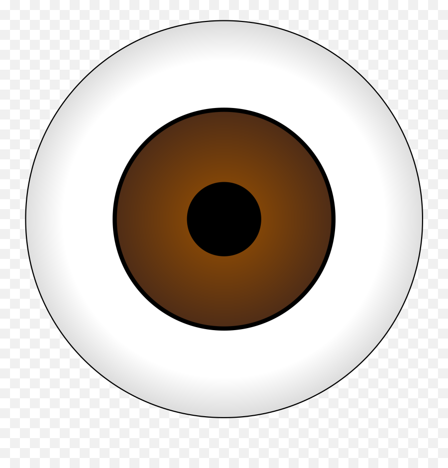 Realistic Eye Png - Cartoon Brown Eye Emoji,Brown Eye Emoji