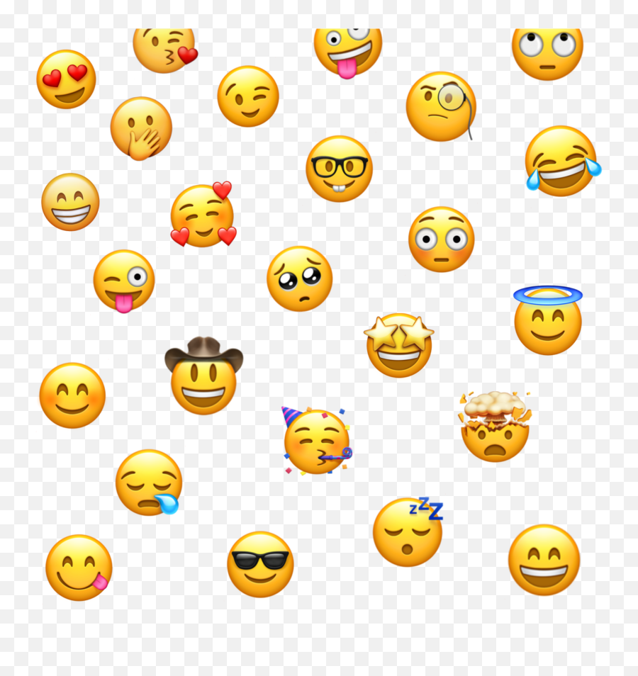 Emojis Emoji Iphoneemojis Sticker - Rows Of Emojis,:'d Emoticon