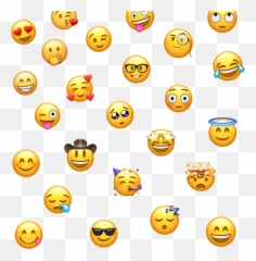 Emojis Emoji Iphoneemojis Sticker - Rows Of Emojis,:'d Emoticon
