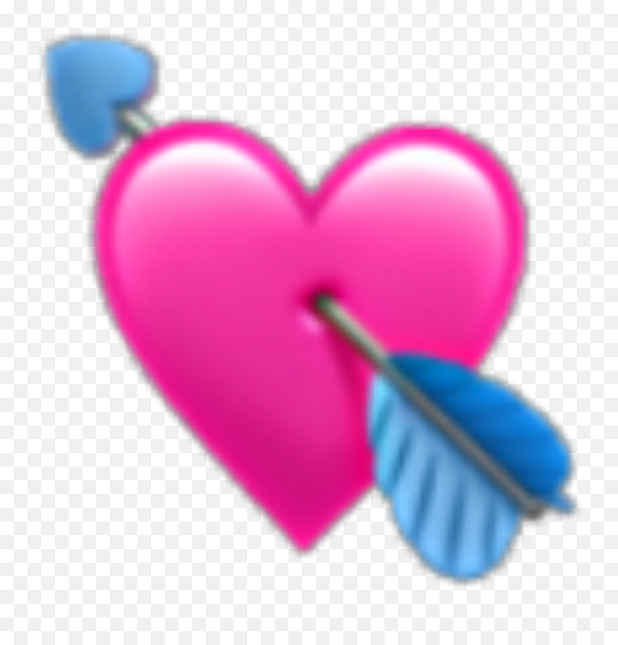 Heart Arrow Heartwitharrowthroughit Sticker By - Iphone Emoji Heart Png,Arrow Emoji Png