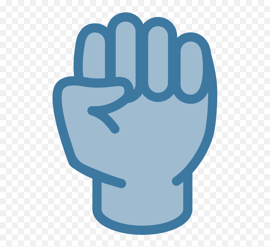 Raised Fist Graphic - Language Emoji,Fist Emoji