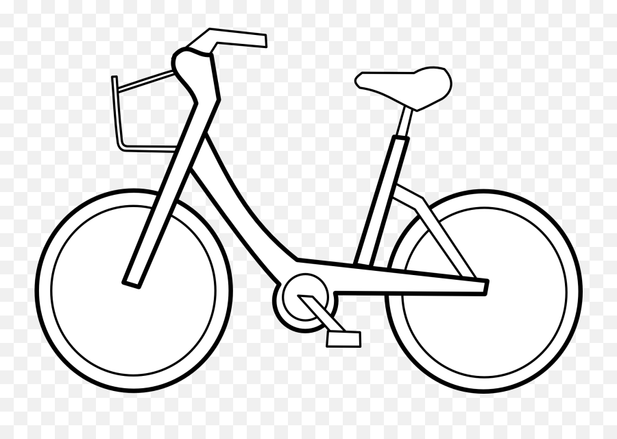 Free Bike Clip Art Black And White - Bike Clipart Black And White Emoji,Biking Emoji