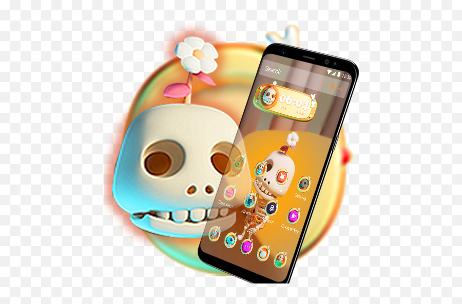 Lovely Siceleton - Funny Emoji Theme Apps En Google Play Smartphone,Fondo Para Pantalla Emojis
